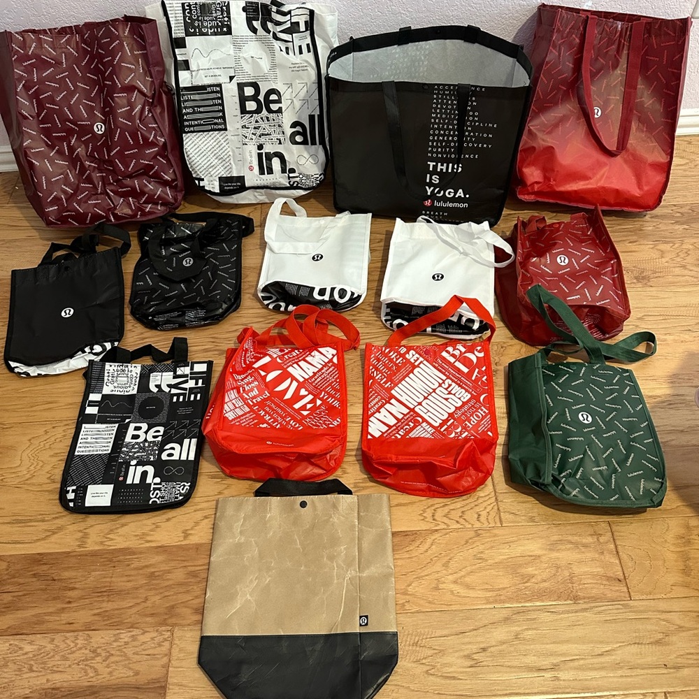 Lululemon bags- 14 total!